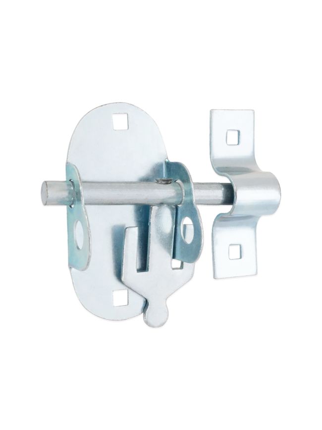 Iron Oval Pad Bolt Zinc