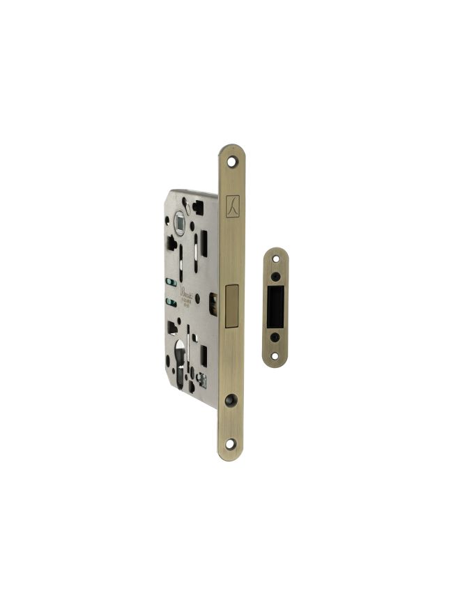 Bonaiti Polaris 2XT Magnetic Euro Profile Sashlock 60mm backset - Matt Antique Brass
