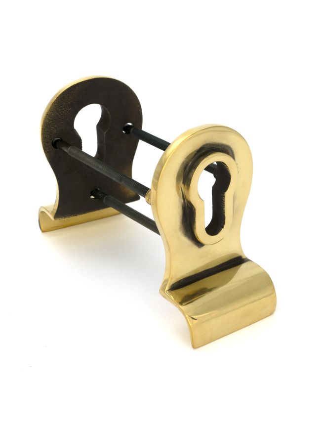 Aged Brass 50mm Euro Door Pull (Back to Back fixings)