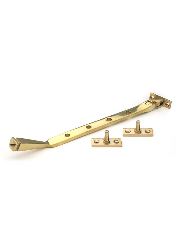 Polished Brass 10" Avon Stay