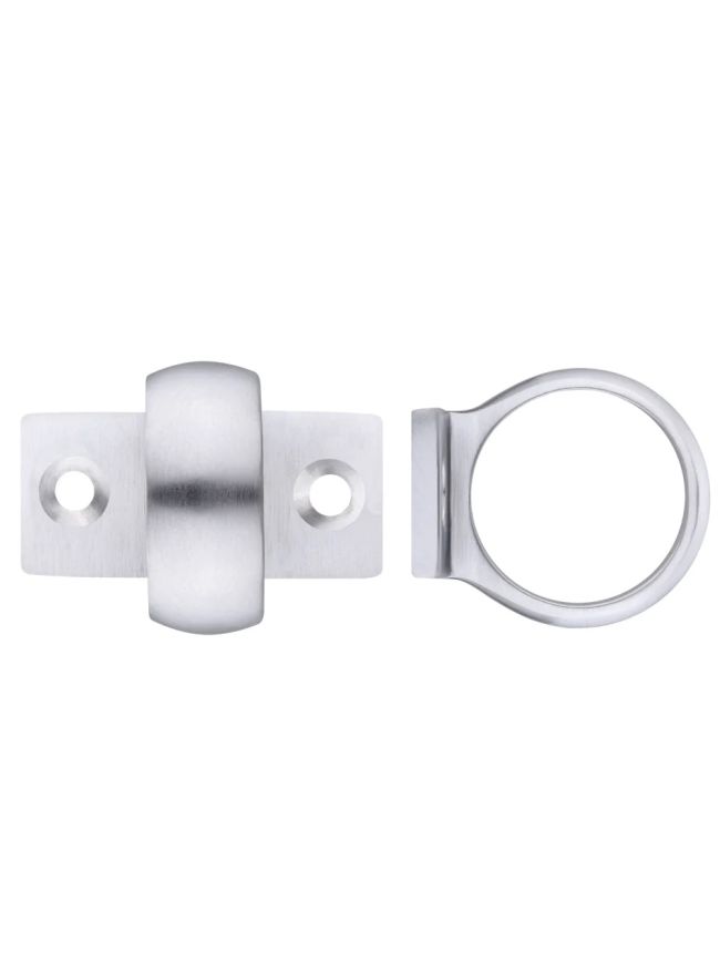 Zoo Hardware Window Sash Ring - Satin Chrome