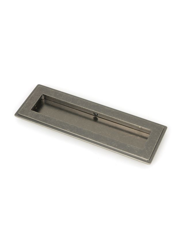 Pewter 175mm Art Deco Rectangular Pull