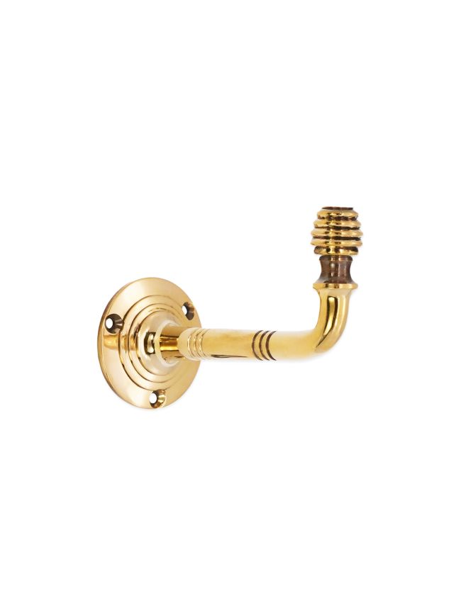 Beehive Large Coat Hook Aged Brass