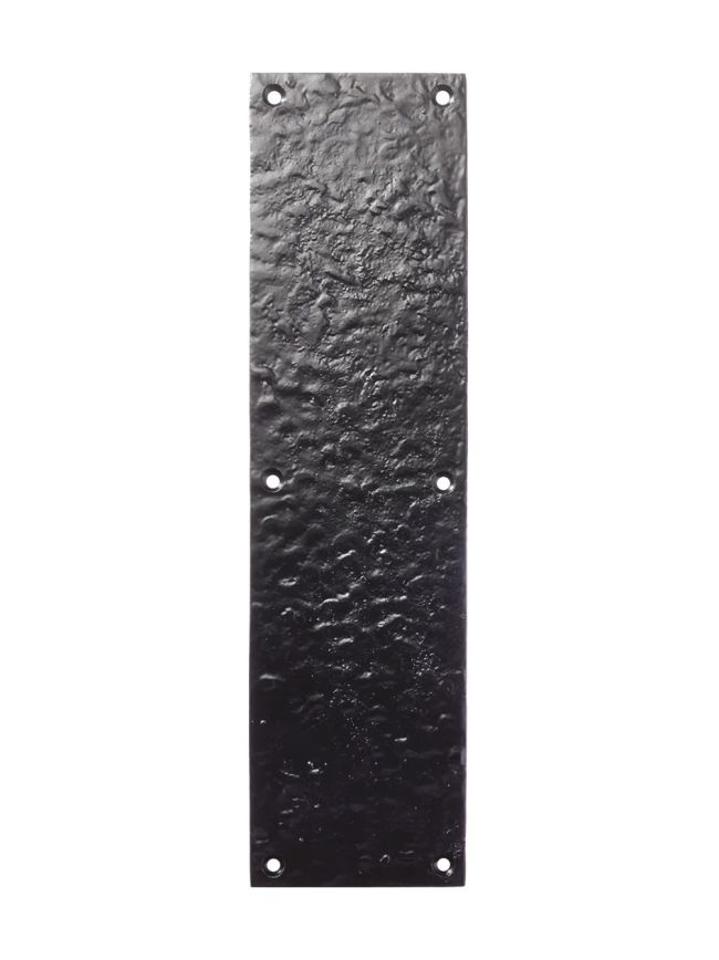 Zoo Hardware Finger Plate - 11.5" x 3" - Black