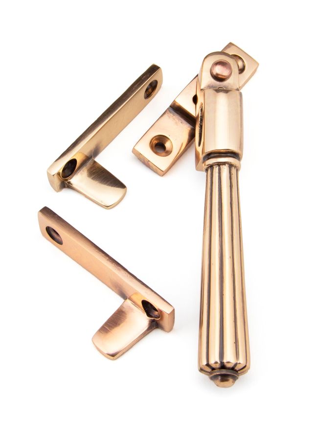 Polished Bronze Night-Vent Locking Hinton Fastener