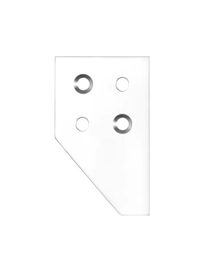 Zoo Hardware Sash Strike Plate for Sash Stop - Chrome