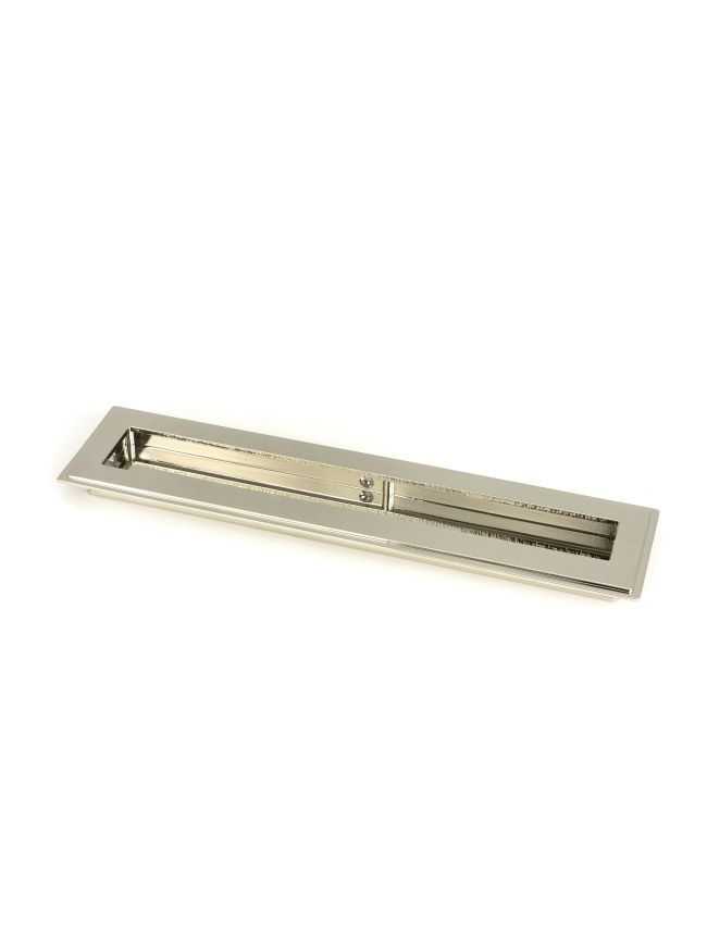 Polished Nickel 250mm Art Deco Rectangular Pull