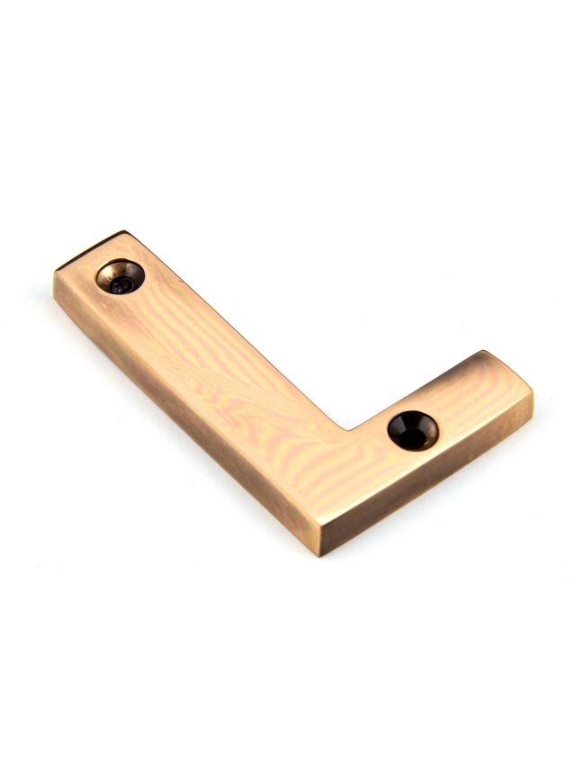 Polished Bronze Letter L