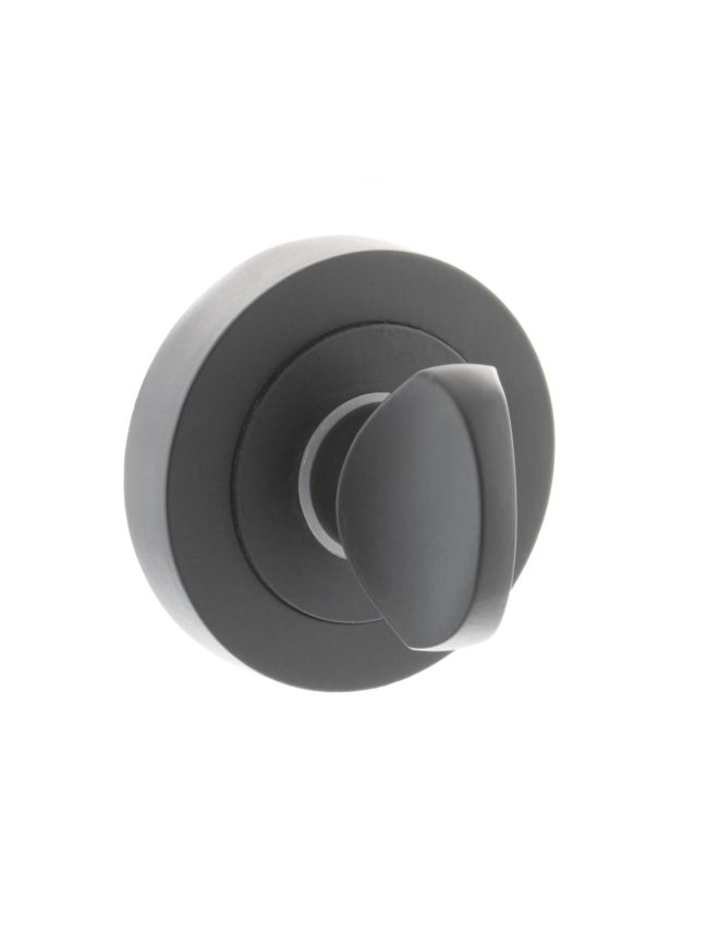 STATUS WC Turn and Release on Round Rose - Matt Black