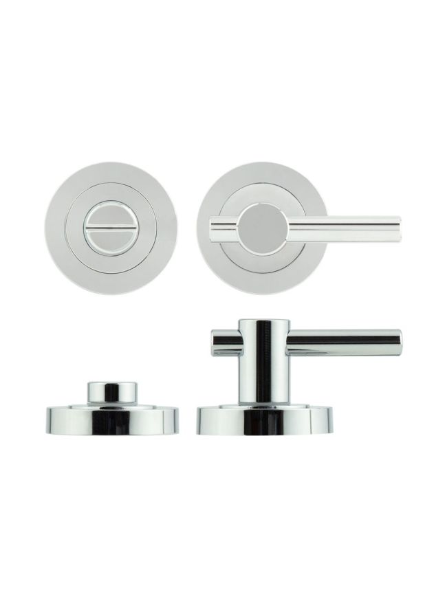 Jedo Polished Chrome Easy Thumb Turn & Lock - By Frelan Hardware - JV856PC