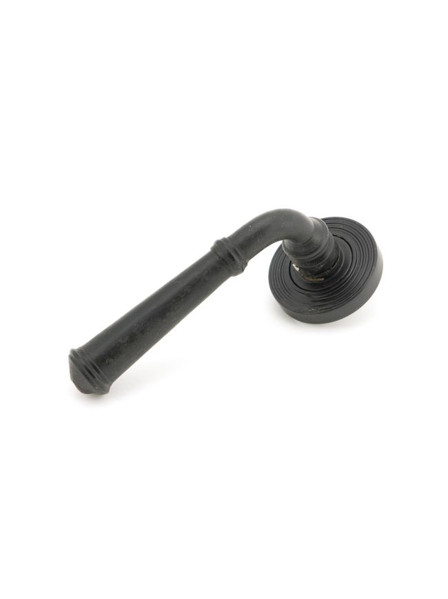 External Beeswax Regency Lever on Rose Set (Beehive)