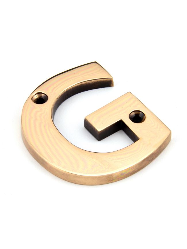 Polished Bronze Letter G