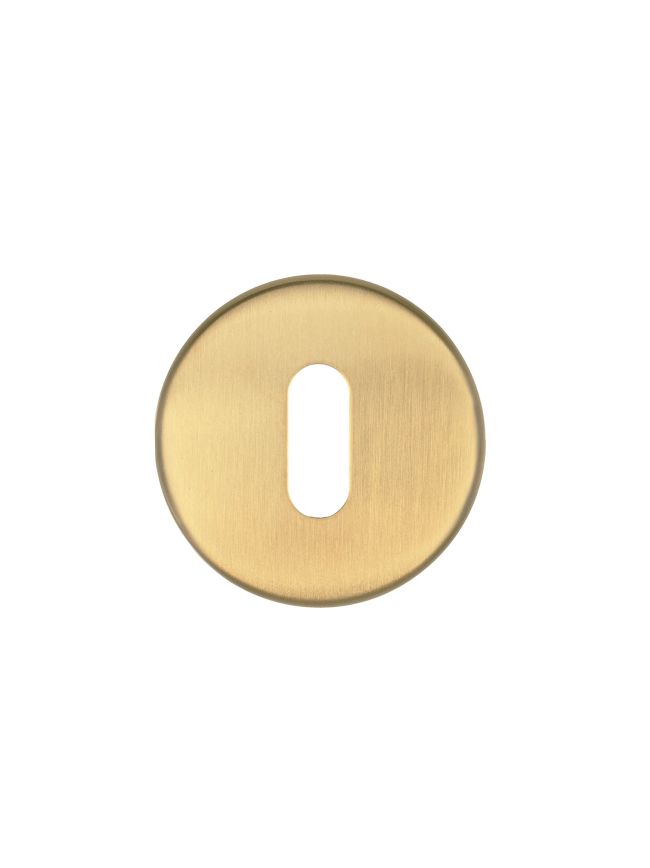 Zoo Hardware Standard Profile Escutcheon - 52 Dia - Grade 201 - PVD Satin Brass