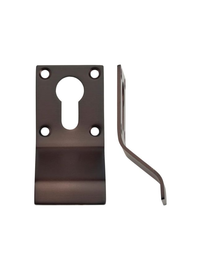Zoo Hardware Cylinder Latch Pull - Euro Profile - 88mm x 43mm - Etna Bronze