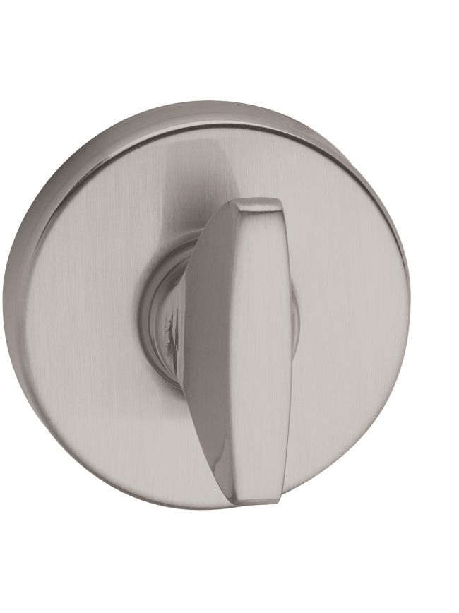 Tupai Rapido CurvaLine WC Turn on Round Rose (bolt through fixing only) - Pearl Nickel