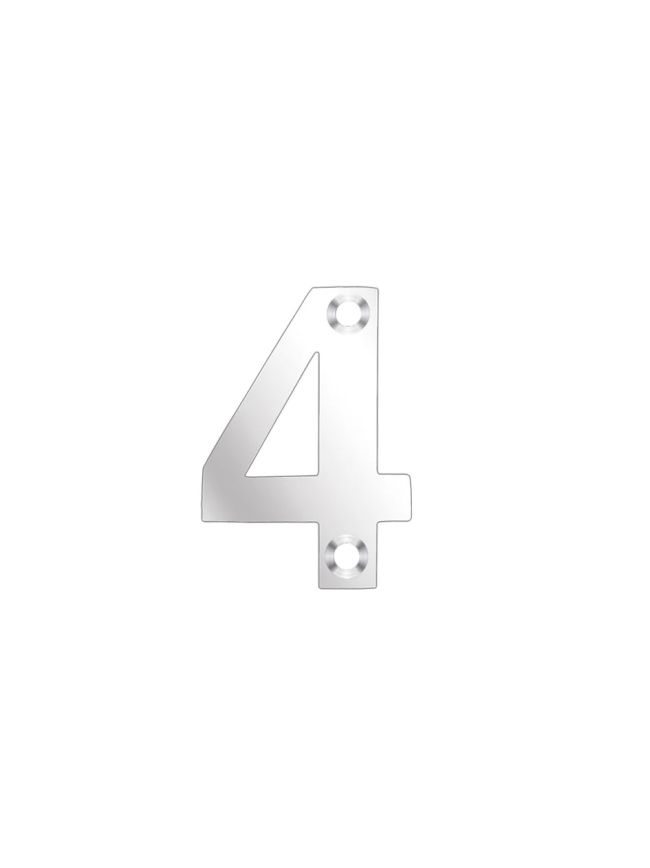 Zoo Hardware Numerals - 50mm - Stainless Steel