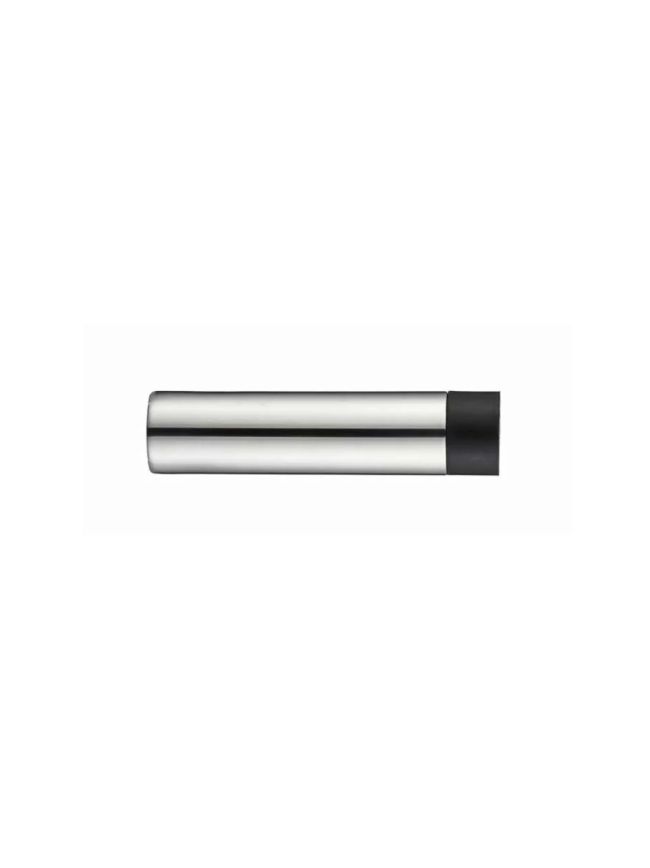 Zoo Hardware Door stop - hollow cylinder - 74mm projection w/o rose - Polished Stainless