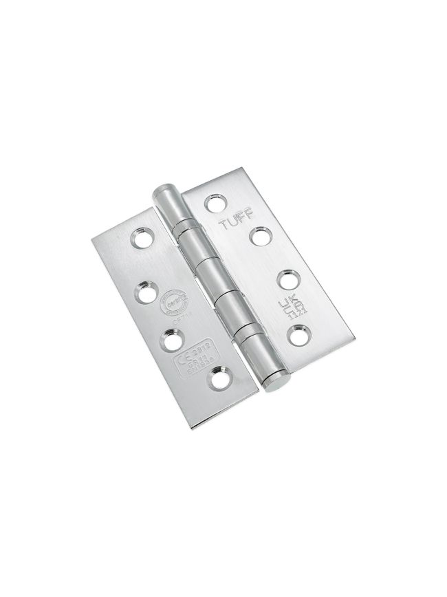 CE11 Mild Steel BB Butt Hinge - Satin Chrome