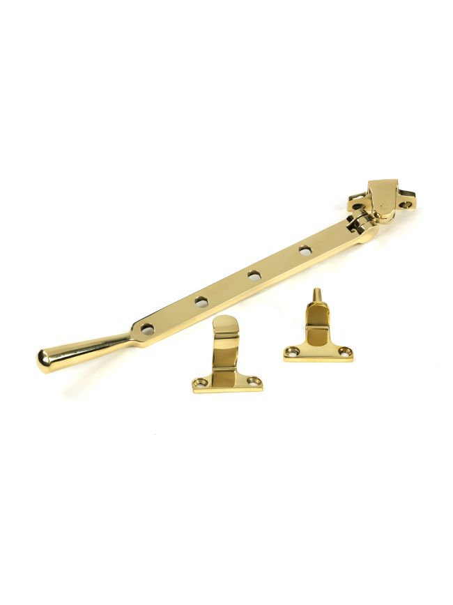 Polished Brass 10" Newbury Stay (Steel Window)