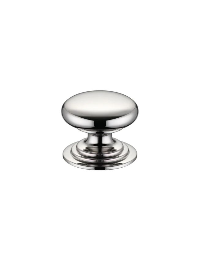 Zoo Hardware Victorian Cupboard Knob 32mm dia. - Nickel