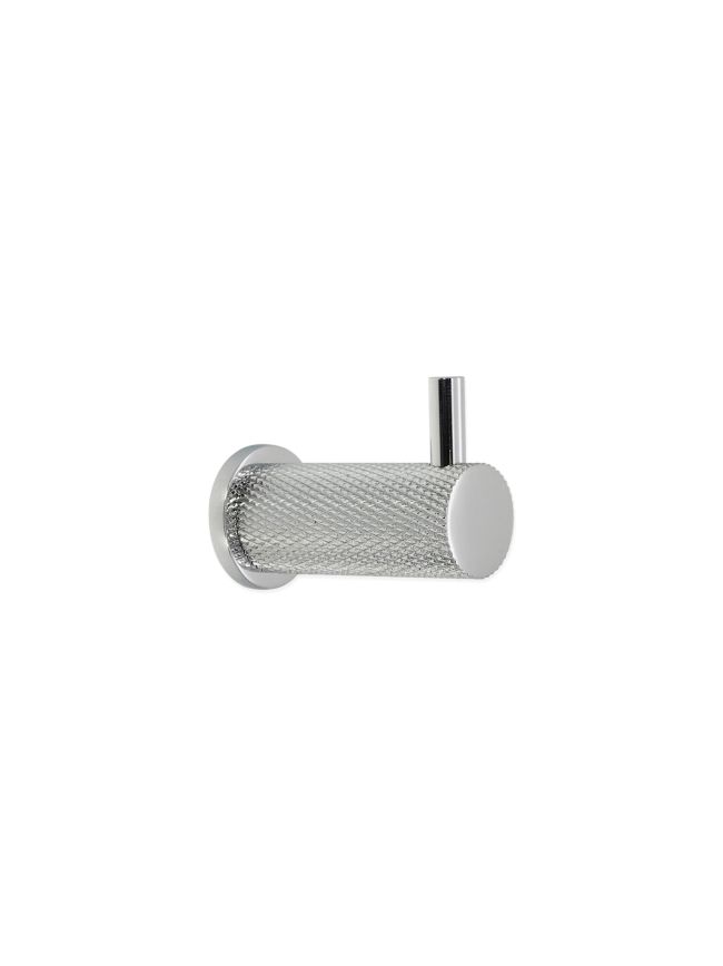 Jewel Knurlmond Coat Hook Polished Chrome