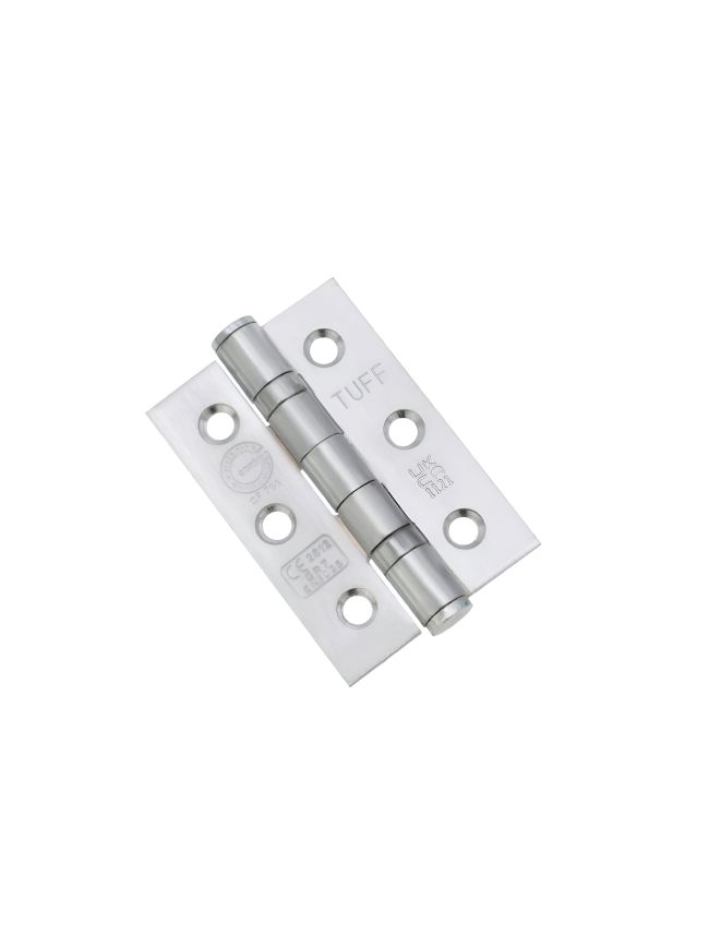 CE7 Mild Steel BB Butt Hinge - Satin Chrome
