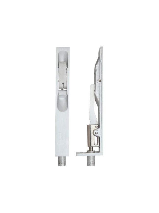 Zoo Hardware Lever Action Flush Bolt 20 x 150mm - Satin Aluminium