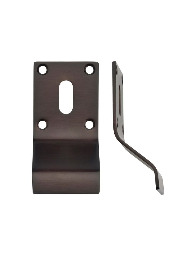 Zoo Hardware Cylinder Latch Pull - Standard Profile - 88mm x 43mm - Etna Bronze