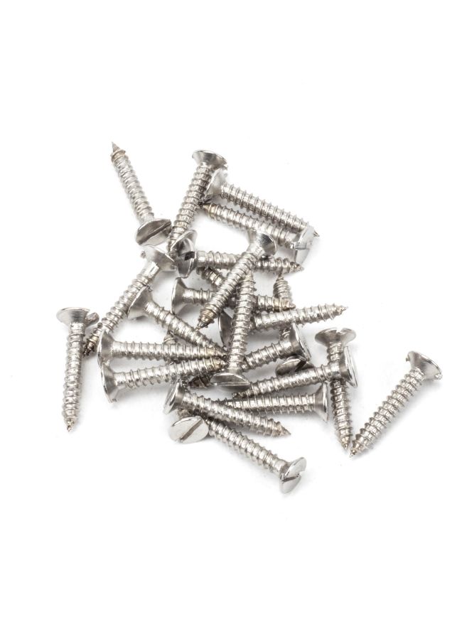 Stainless Steel 4x¾" Countersunk Screws (25)