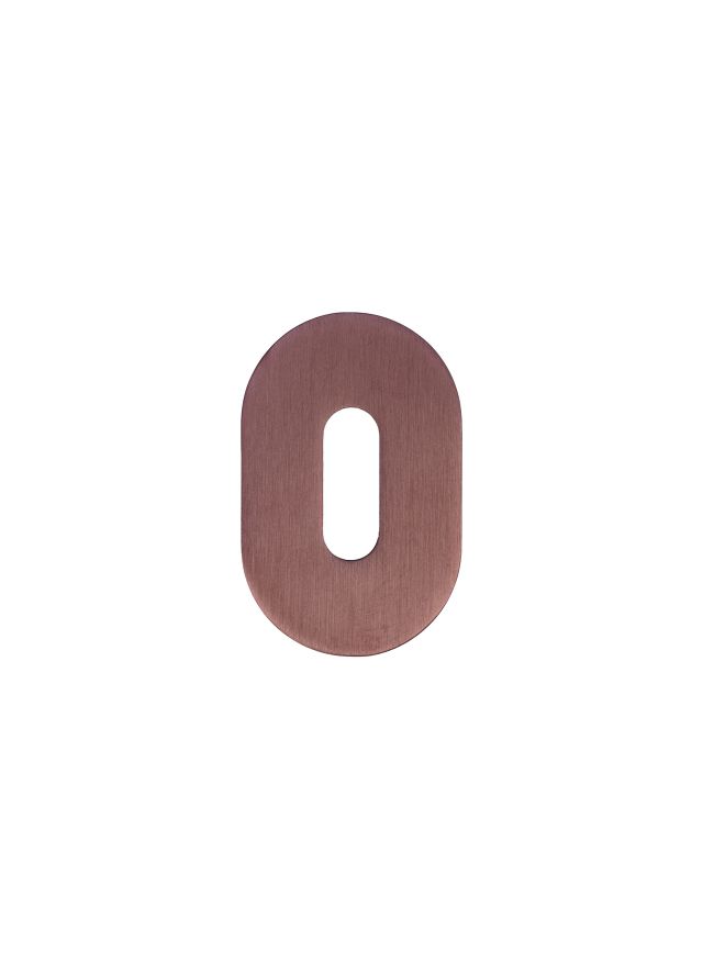 Zoo Hardware Standard Profile Escutcheon - Rosso Mini - 50 x 32 x 3 - PVD Bronze