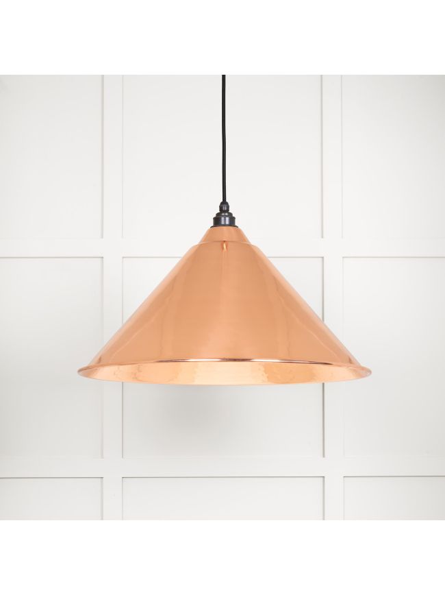 Hammered Copper Hockley Pendant