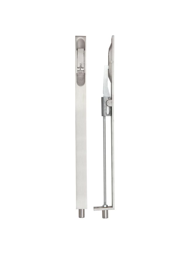Zoo Hardware Lever action flush bolt - 20 x 305mm - Satin Stainless