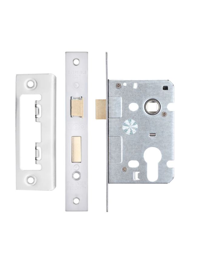 Zoo Hardware Euro Profile Sashlock 2.5" / 64mm - Polished Stainless