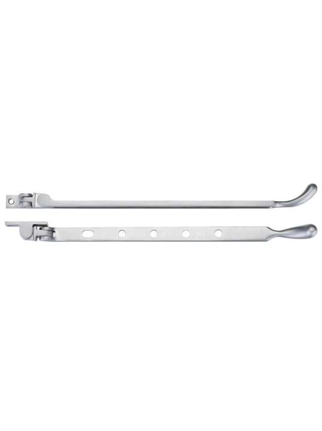 Zoo Hardware Bulb End Casement Stay - Satin Chrome