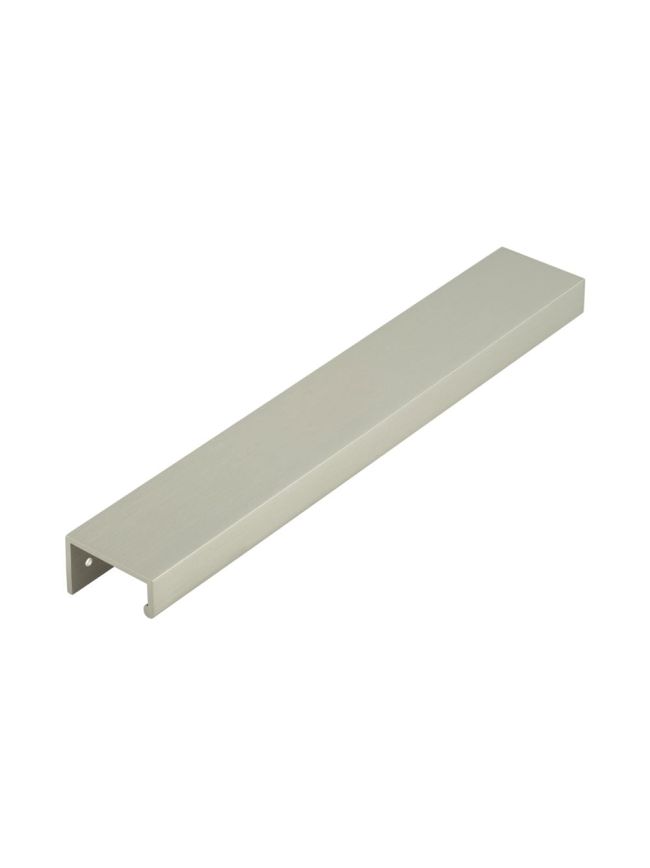 Burlington 300mm Satin Nickel Angled Edge Pull - By Frelan Hardware - BUR912SN