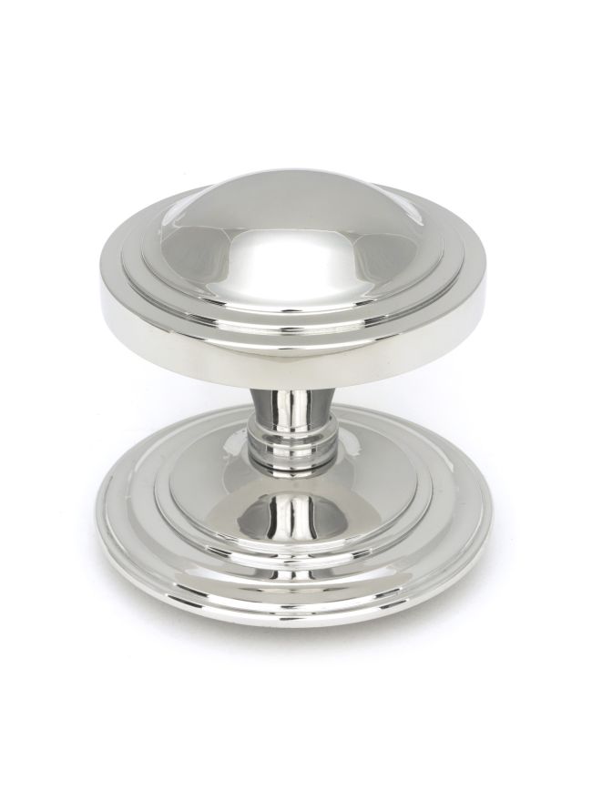 Polished Marine SS (316) Art Deco Centre Door Knob
