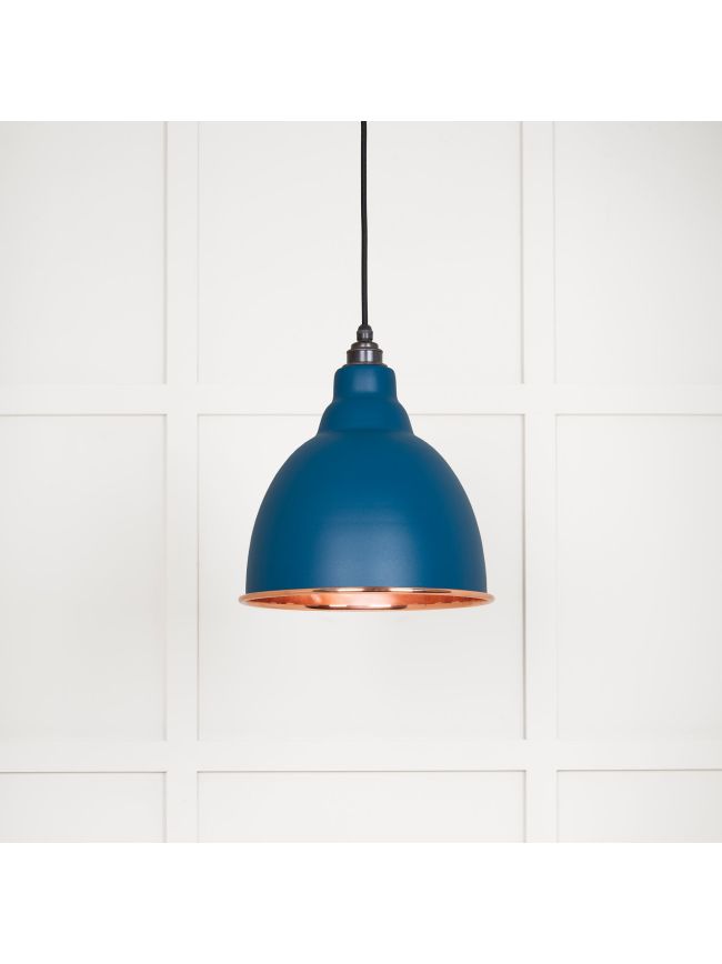 Smooth Copper Brindley Pendant in Upstream