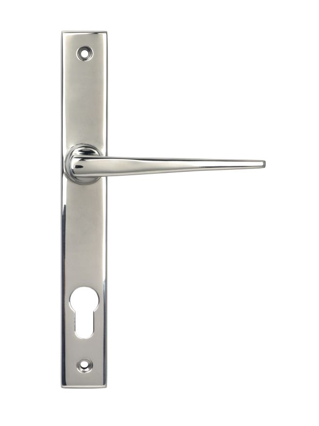 Polished Marine SS (316) Eaton Slimline Lever Espag. Lock Set