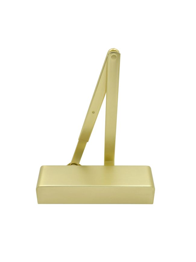 Zoo Hardware Size 2-4 Door Closer - Satin Brass
