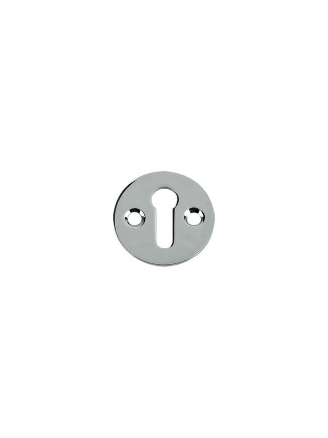 Zoo Hardware Std. Key Profile Victorian Escutcheon 32mm dia. - Polished Chrome