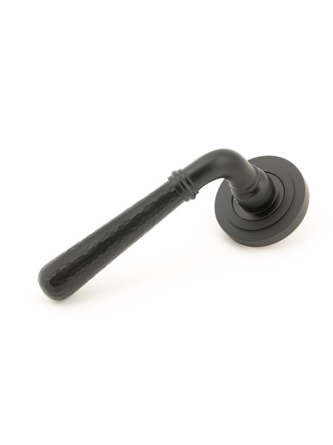 Aged Bronze Hammered Newbury Lever on Rose Set (Art Deco) - Unsprung