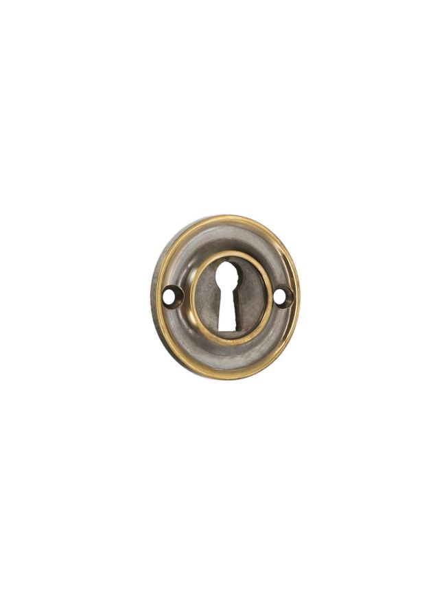 Slimline Standard Escutcheon Aged Brass