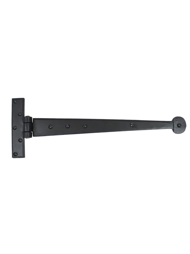 Black 15" Penny End T Hinge (pair)