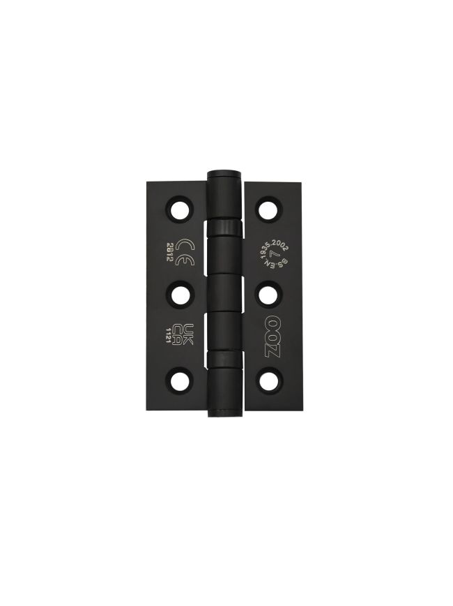 Zoo Hardware Stainless Steel Door Hinge UKCA/CE - Matt Black