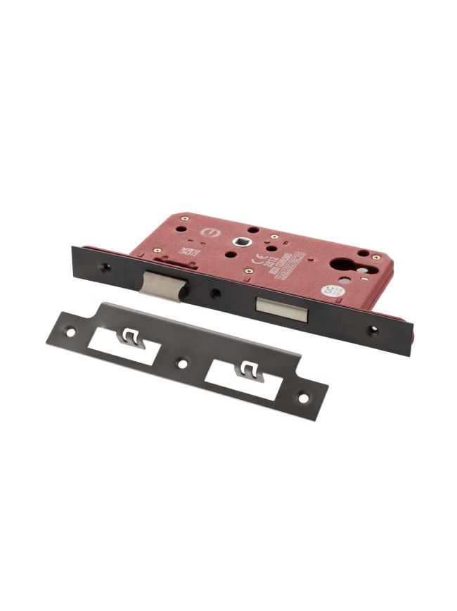 Atlantic DIN Euro Profile Sashlock Double Throw 60mm backset - Matt Gun Metal