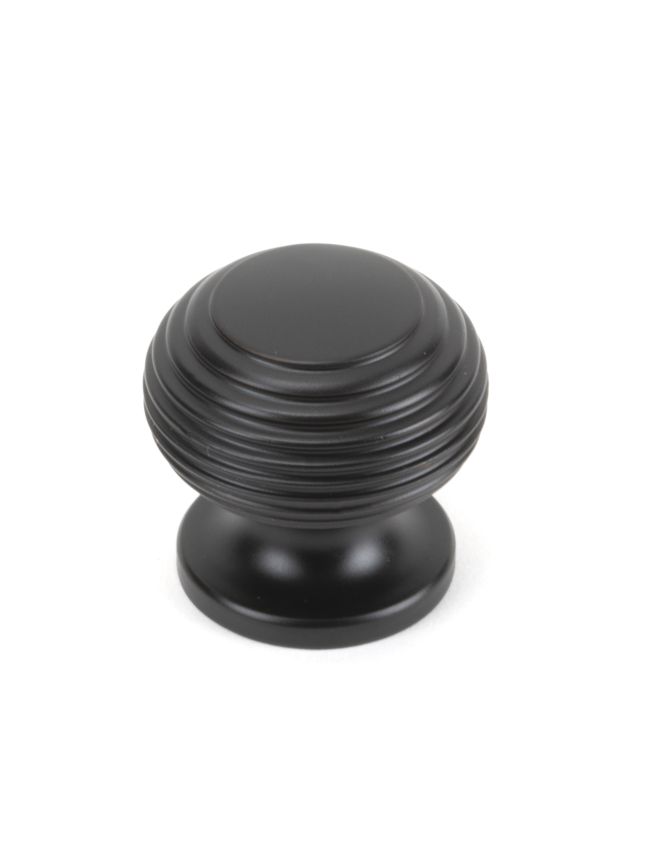 Aged Bronze Beehive Cabinet Knob 30mm