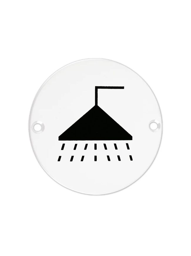 Zoo Hardware Shower - 76mm dia - White