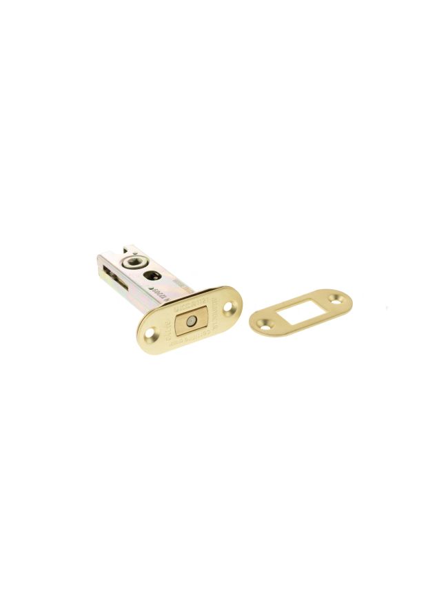 Atlantic Radius Fire-Rated CE Marked Bolt Through Tubular Deadbolt 3" - Satin Brass