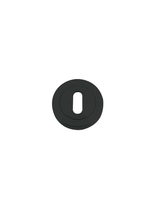 Zoo Hardware Standard profile escutcheon - Oscuro Matt Black