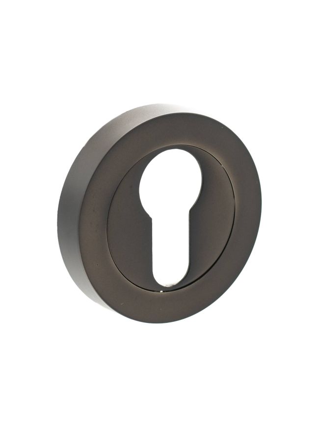 Old English Euro Escutcheons - Urban Dark Bronze (Pair)